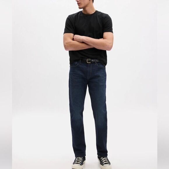 GAP Dark Wash Straight Leg Jeans NEW - Picture 1 of 13